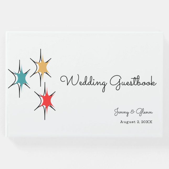 Rock & Roll Wedding Guest Book aus den 50er Jahren Gästebuch (Vorderseite)