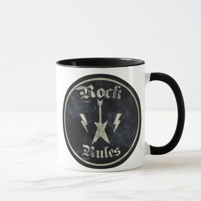 Rock Rules !! Tasse (Rechts)