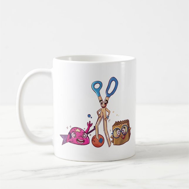 Rock, Schere, Paperbag Kaffeetasse (Links)