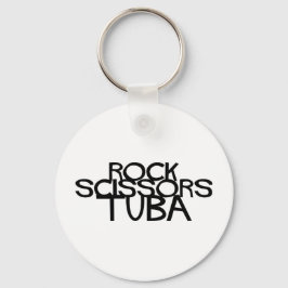 Rock Scissors Tuba Schlüsselanhänger