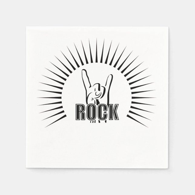 Rock Serviette (Vorderseite)