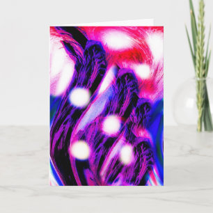 Rock Spirits abstrakt Art Feiertagskarte