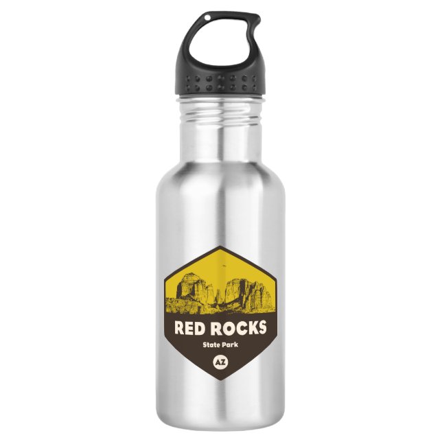 Rock Staat Park, Arizona Edelstahlflasche (Vorderseite)