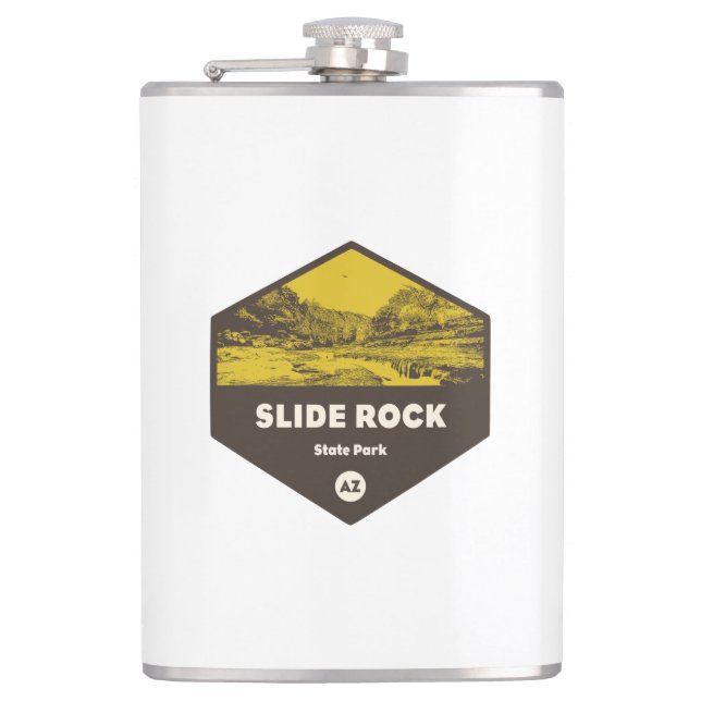 Rock-Staat Park Arizona Flachmann (Vorderseite)