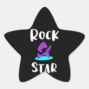 Rock-Star-Aufkleber Stern-Aufkleber