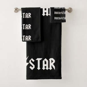 Rock Star Badhandtuch Set