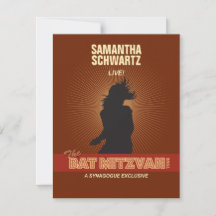 Rock Star Bat Mitzvah UAWG Repcard in Brown