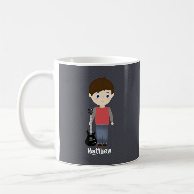 Rock Star Birthday Boy Kaffeetasse (Links)