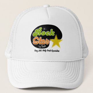 Rock Star by Night - Job Help Desk Spezialist Truckerkappe