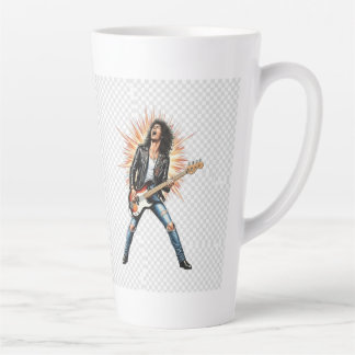 Rock star coffee latte milchtasse