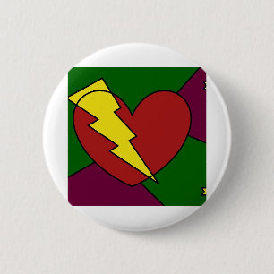 Rock Star Heart Button