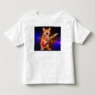 Rock-Star-Katze Kleinkind T-shirt