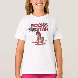 Rock Star lustige Rock Girls Tee