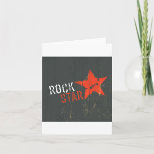 Rock Star-Mitteilungskarten Karte