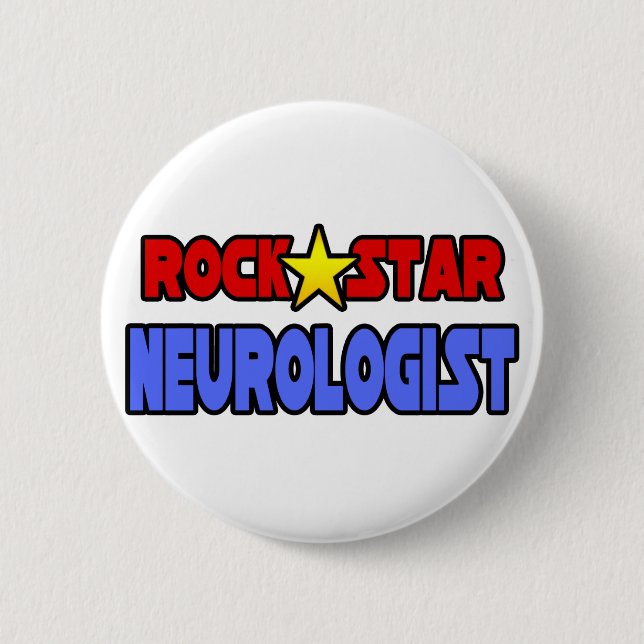 Rock Star Neurologist Button (Vorderseite)