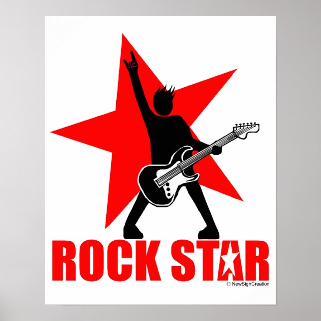 Rock Star Poster (Vorne)