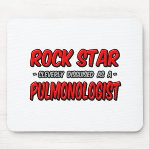Rock Star Pulmonologe Mousepad