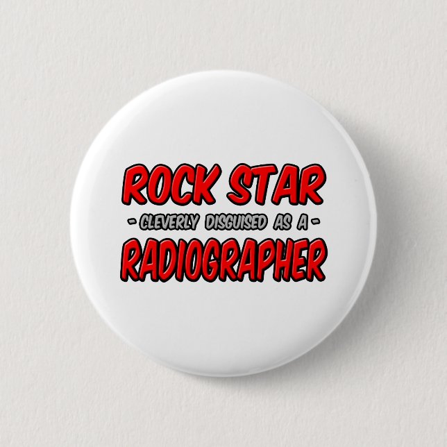 Rock Star Radiograf Button (Vorderseite)