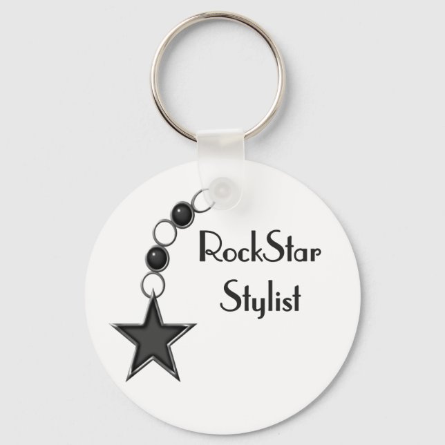 Rock Star Stylist Schlüsselanhänger (Vorderseite)