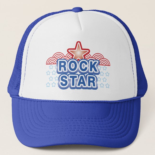 Rock Star Truckerkappe (Vorderseite)