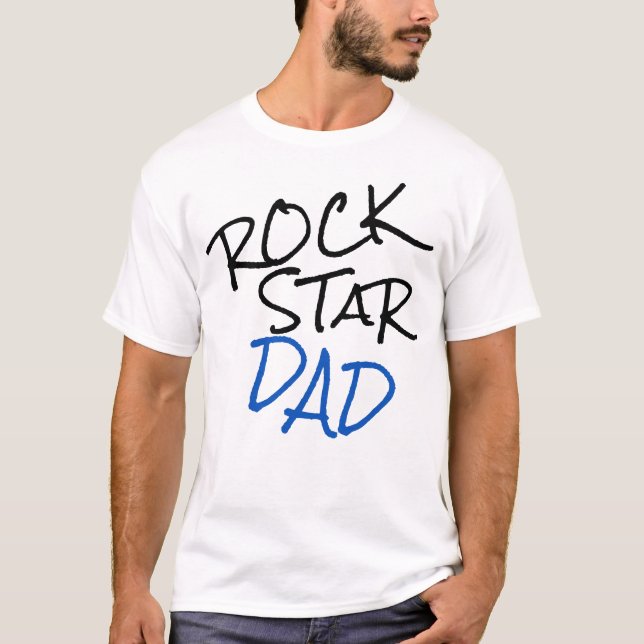 Rock Star Vater T-Shirt (Vorderseite)