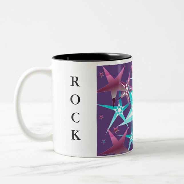 Rock Star Zweifarbige Tasse (Links)