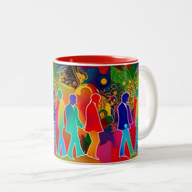Rock Stars Zweifarbige Tasse (VorderseiteRechts)