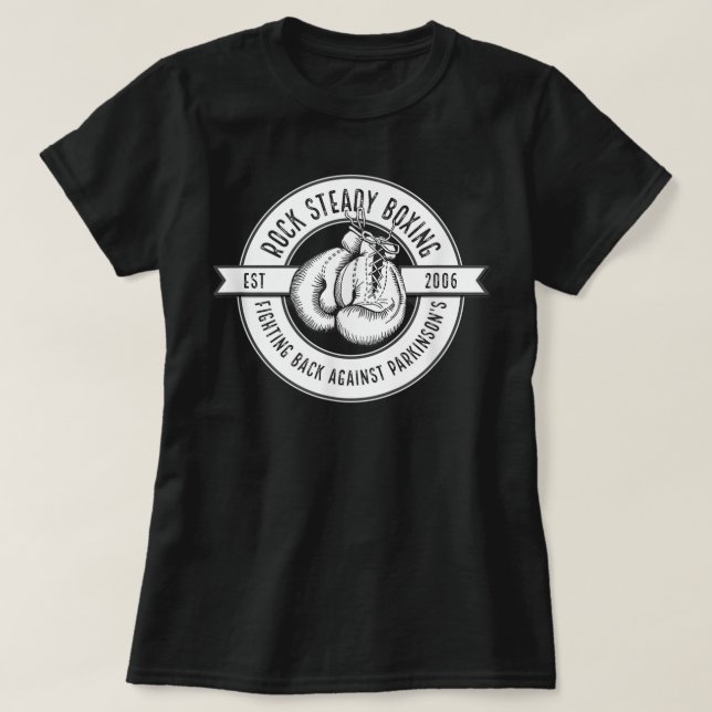 Rock Steady Boxing Kampf gegen Parkinson's 1019 T-Shirt (Design vorne)