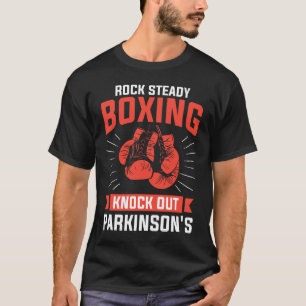 Rock Steady Boxing klopfen Parkinson's Boxer T-Shirt
