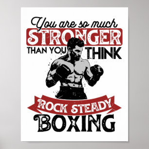 Rock Steady Boxing Parkinson's You are Stronger 1 Poster