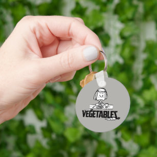 Rock-T-Shirts   Peppermint Patty hasst Gemüse Schlüsselanhänger