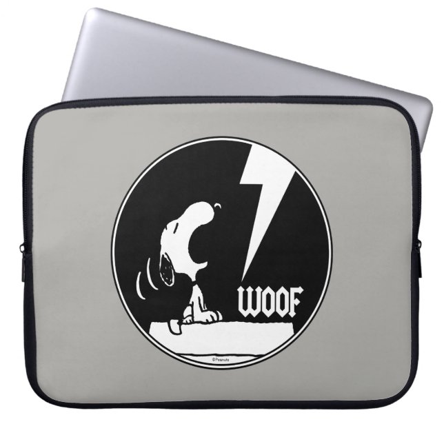 Rock-T-Shirts | Snoopy Howling Laptopschutzhülle (Vorderseite)