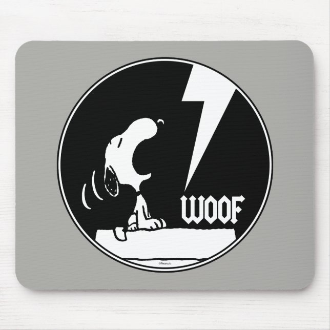 Rock-T-Shirts | Snoopy Howling Mousepad (Vorne)