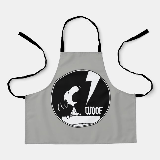 Rock-T-Shirts | Snoopy Howling Schürze (Vorderseite)