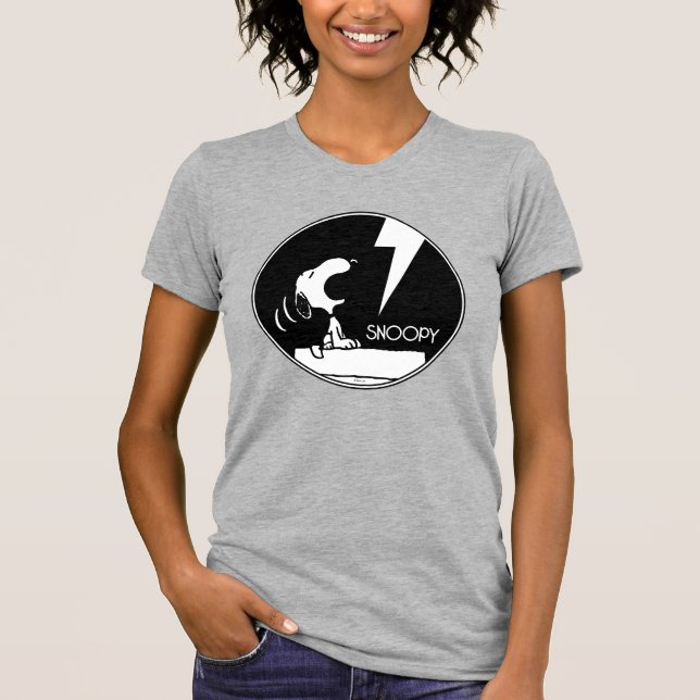 Rock-T-Shirts | Snoopy Howling T-Shirt (Vorderseite)