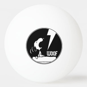 Rock-T-Shirts   Snoopy Howling Tischtennisball