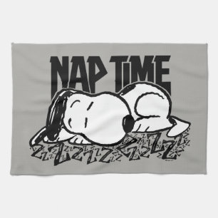Rock-T-Shirts Snoopy Nickerchen Time Geschirrtuch