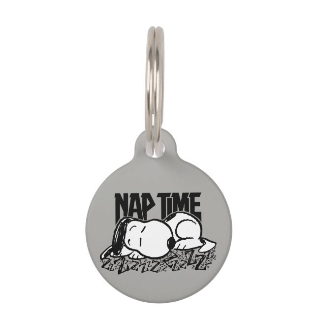 Rock-T-Shirts | Snoopy Nickerchen Time Haustiermarke (Vorderseite)