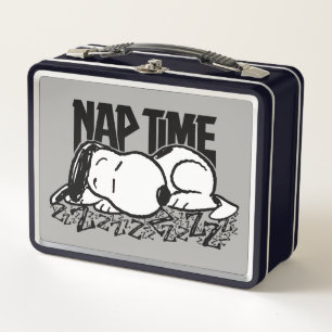 Rock-T-Shirts Snoopy Nickerchen Time Metall Brotdose
