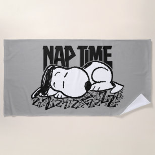 Rock-T-Shirts   Snoopy Nickerchen Time Strandtuch