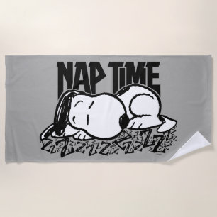 Rock-T-Shirts   Snoopy Nickerchen Time Strandtuch