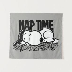 Rock-T-Shirts Snoopy Nickerchen Time Wandteppich