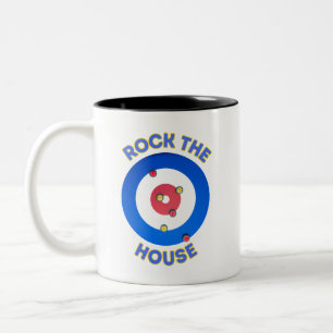 Rock the House Curling Zweifarbige Tasse