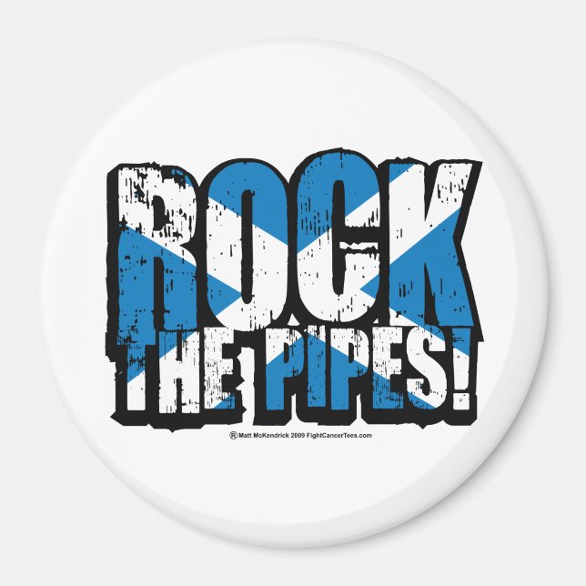 Rock the Pipes Magnet (Vorne)