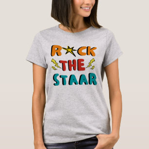 Rock the Staar Day Lehrer Motivierend T-Shirt