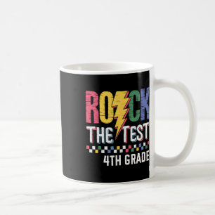 Rock The Test 4. Klasse Testtag Lehrer Schüler Kaffeetasse
