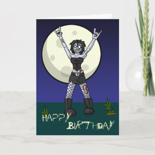 Rock 'Til you Drop Card Karte