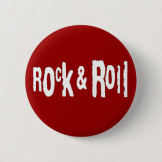 Rock-u. Rollenroter Knopf Button