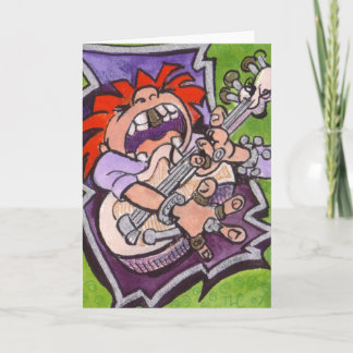 Rock und Roll Schwermetall Karte