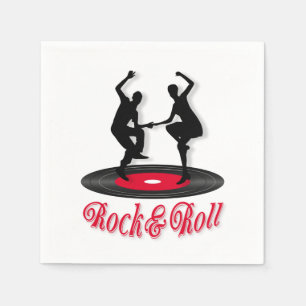 Rock und Roll Serviette